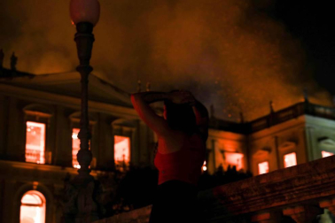 Un incendio destruye el Museo Nacional de Río de Janeiro