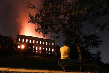 Un incendio destruye el Museo Nacional de Río de Janeiro
