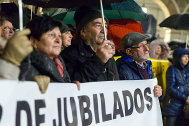 Manifestación en Tudela por las pensiones dignas.