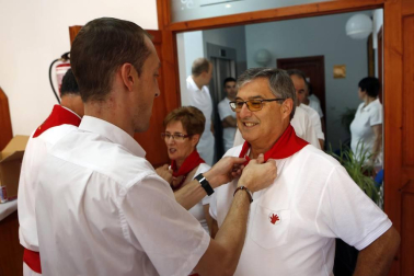 Fotos del cohete de las fiestas de Cáseda 2018