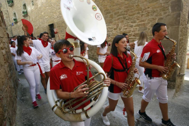 Fotos del cohete de las fiestas de Cáseda 2018