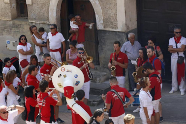 Fotos del cohete de las fiestas de Cáseda 2018