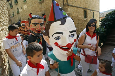 Fotos del cohete de las fiestas de Cáseda 2018