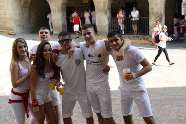 Fotos del cohete de las fiestas de Cáseda 2018