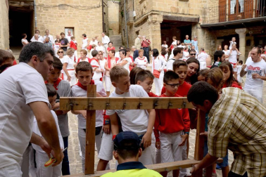 Fotos del cohete de las fiestas de Ujué 2018