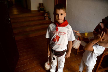 Fotos del cohete de las fiestas de Ujué 2018
