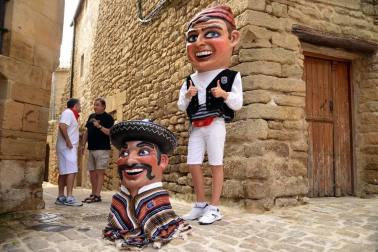 Fotos del cohete de las fiestas de Ujué 2018