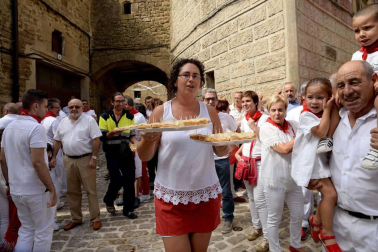 Fotos del cohete de las fiestas de Ujué 2018