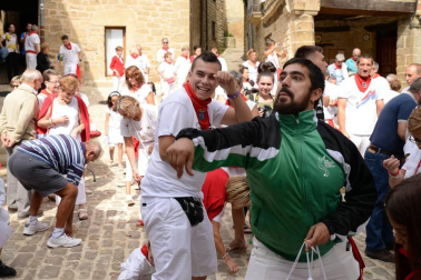 Fotos del cohete de las fiestas de Ujué 2018