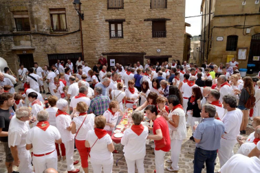 Fotos del cohete de las fiestas de Ujué 2018