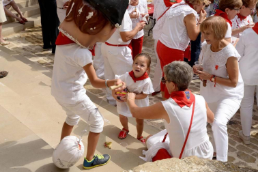 Fotos del cohete de las fiestas de Ujué 2018