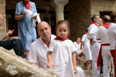 Fotos del cohete de las fiestas de Ujué 2018