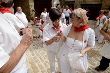 Fotos del cohete de las fiestas de Ujué 2018