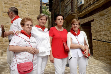 Fotos del cohete de las fiestas de Ujué 2018