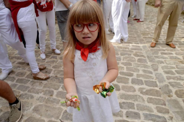 Fotos del cohete de las fiestas de Ujué 2018