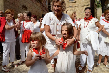 Fotos del cohete de las fiestas de Ujué 2018