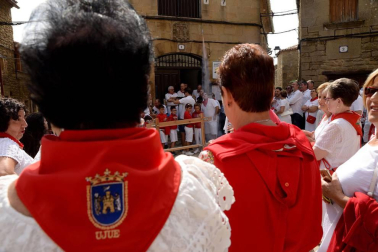 Fotos del cohete de las fiestas de Ujué 2018