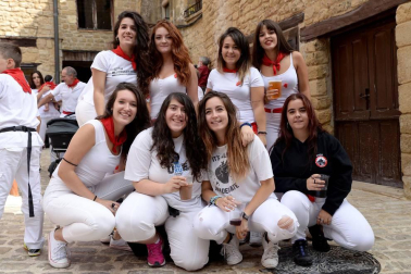 Fotos del cohete de las fiestas de Ujué 2018