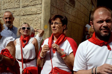 Fotos del cohete de las fiestas de Ujué 2018