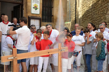 Fotos del cohete de las fiestas de Ujué 2018