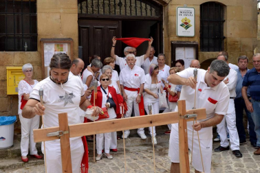 Fotos del cohete de las fiestas de Ujué 2018