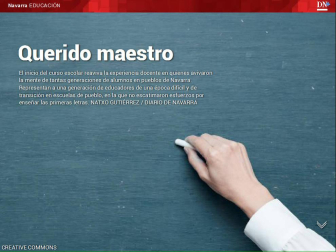 Además, el legado de los maestros rurales.