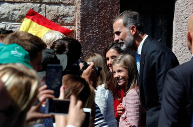 La princesa Leonor ha abierto en Asturias su actividad institucional como heredera