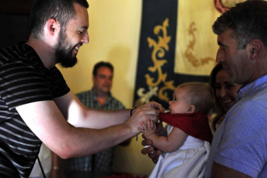 A menos de una semana para el inicio de las fiestas de Olite, los niños de la localidad se erigen este fin de semana en protagonista de unos festejos a su medida.