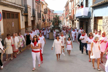 Fitero homenajea a su patrona, la Virgen de la Barda, con misa y procesión durante sus fiestas