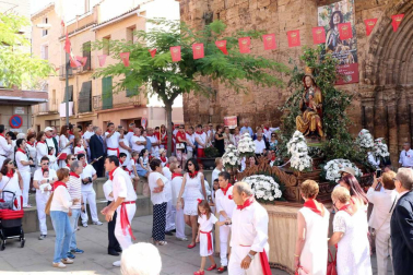 Fitero homenajea a su patrona, la Virgen de la Barda, con misa y procesión durante sus fiestas