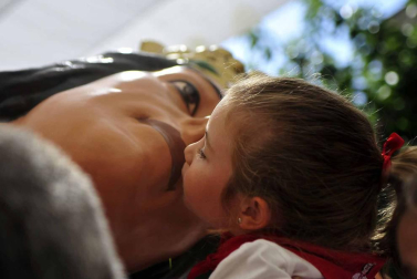Despedida de gigantes, misa y encierro para poner fin a las fiestas patronales de Peralta