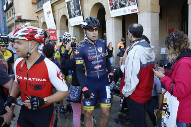 Galería de imágenes de la P2P, la maratón de patinaje entre Puente la Reina y Pamplona