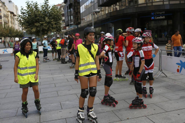 Galería de imágenes de la P2P, la maratón de patinaje entre Puente la Reina y Pamplona