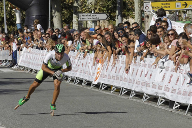 Galería de imágenes de la P2P, la maratón de patinaje entre Puente la Reina y Pamplona