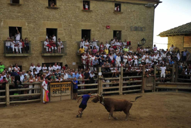 Imágenes de las meriendas de las cuadrillas de Artajona