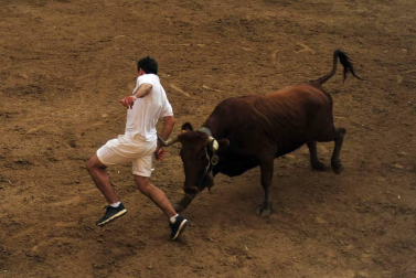 Imágenes de las meriendas de las cuadrillas de Artajona