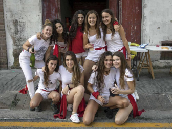 Sangüesa comenzó este martes, 11 de septiembre, con el lanzamiento del cohete, sus fiestas patronales de 2018.