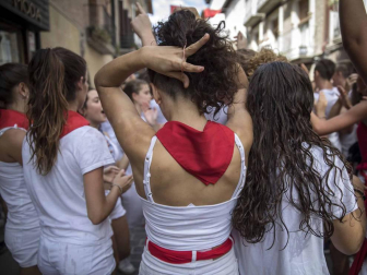 Sangüesa comenzó este martes, 11 de septiembre, con el lanzamiento del cohete, sus fiestas patronales de 2018.