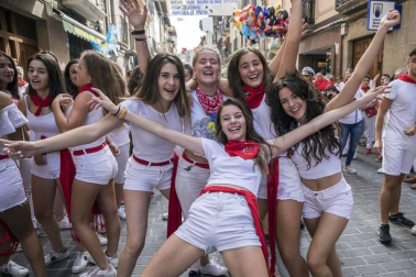 Sangüesa comenzó este martes, 11 de septiembre, con el lanzamiento del cohete, sus fiestas patronales de 2018.