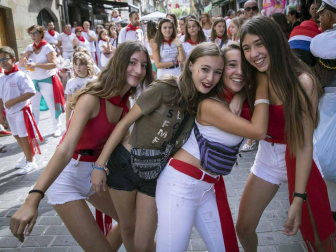Sangüesa comenzó este martes, 11 de septiembre, con el lanzamiento del cohete, sus fiestas patronales de 2018.