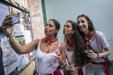 Sangüesa comenzó este martes, 11 de septiembre, con el lanzamiento del cohete, sus fiestas patronales de 2018.