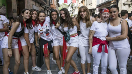 Sangüesa comenzó este martes, 11 de septiembre, con el lanzamiento del cohete, sus fiestas patronales de 2018.