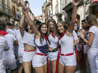 Sangüesa comenzó este martes, 11 de septiembre, con el lanzamiento del cohete, sus fiestas patronales de 2018.