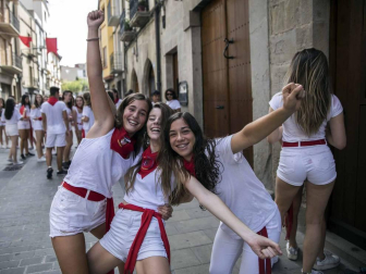 Sangüesa comenzó este martes, 11 de septiembre, con el lanzamiento del cohete, sus fiestas patronales de 2018.