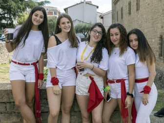 Sangüesa comenzó este martes, 11 de septiembre, con el lanzamiento del cohete, sus fiestas patronales de 2018.
