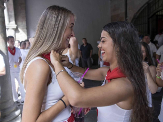 Sangüesa comenzó este martes, 11 de septiembre, con el lanzamiento del cohete, sus fiestas patronales de 2018.