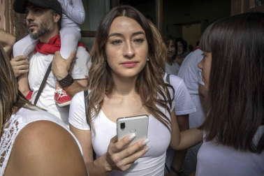 Sangüesa comenzó este martes, 11 de septiembre, con el lanzamiento del cohete, sus fiestas patronales de 2018.