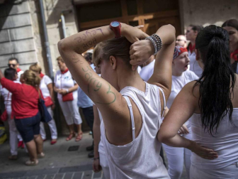 Sangüesa comenzó este martes, 11 de septiembre, con el lanzamiento del cohete, sus fiestas patronales de 2018.