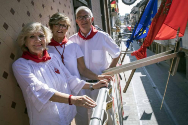 Sangüesa comenzó este martes, 11 de septiembre, con el lanzamiento del cohete, sus fiestas patronales de 2018.