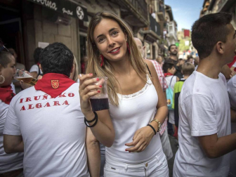 Sangüesa comenzó este martes, 11 de septiembre, con el lanzamiento del cohete, sus fiestas patronales de 2018.